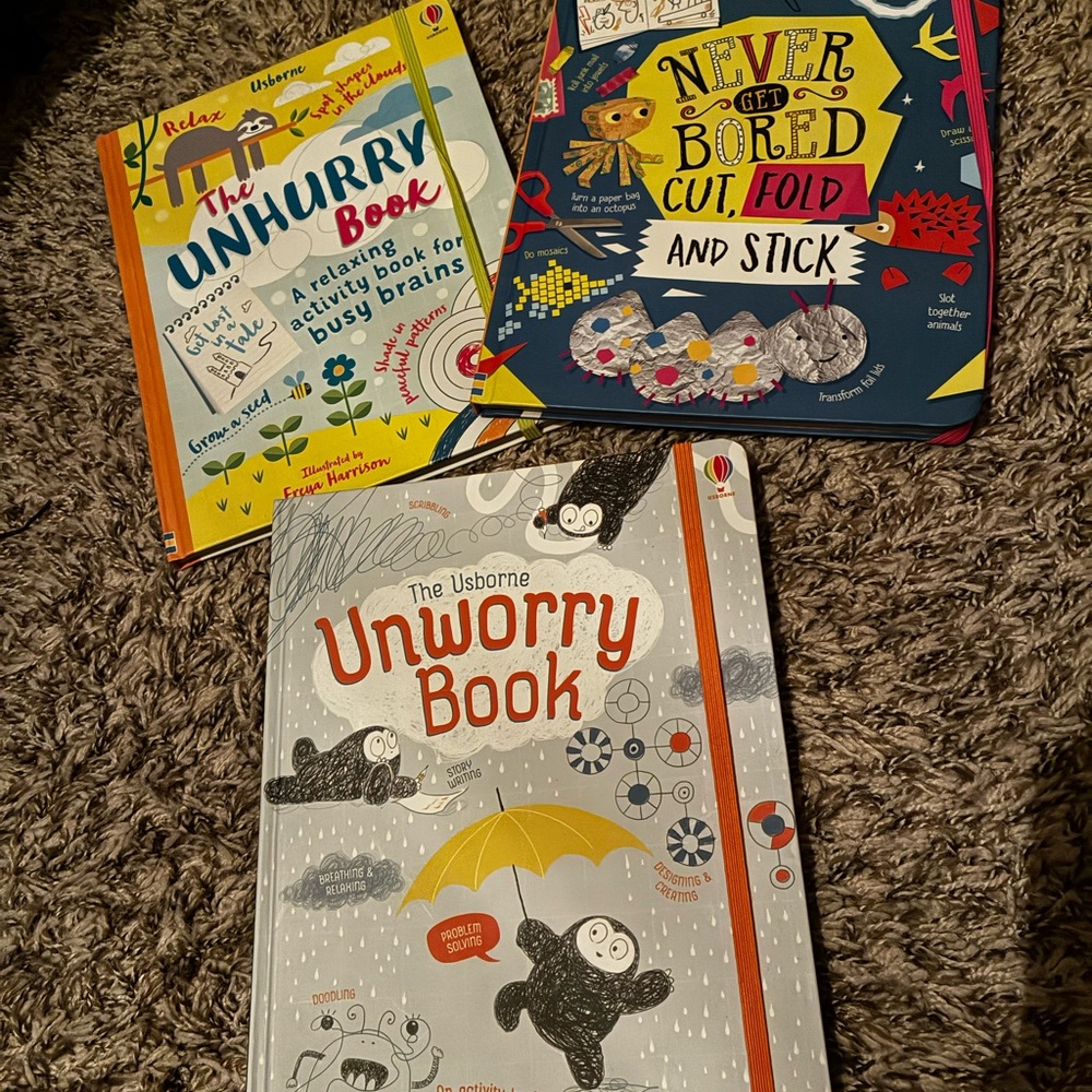 Usborne Book Bundle - White, Yellow & Blue Covers